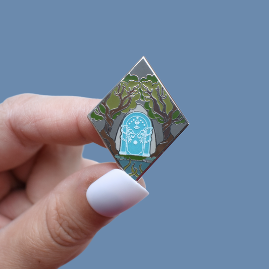 Dwarven Doors Enamel Pin