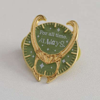 For All Time Enamel Pin