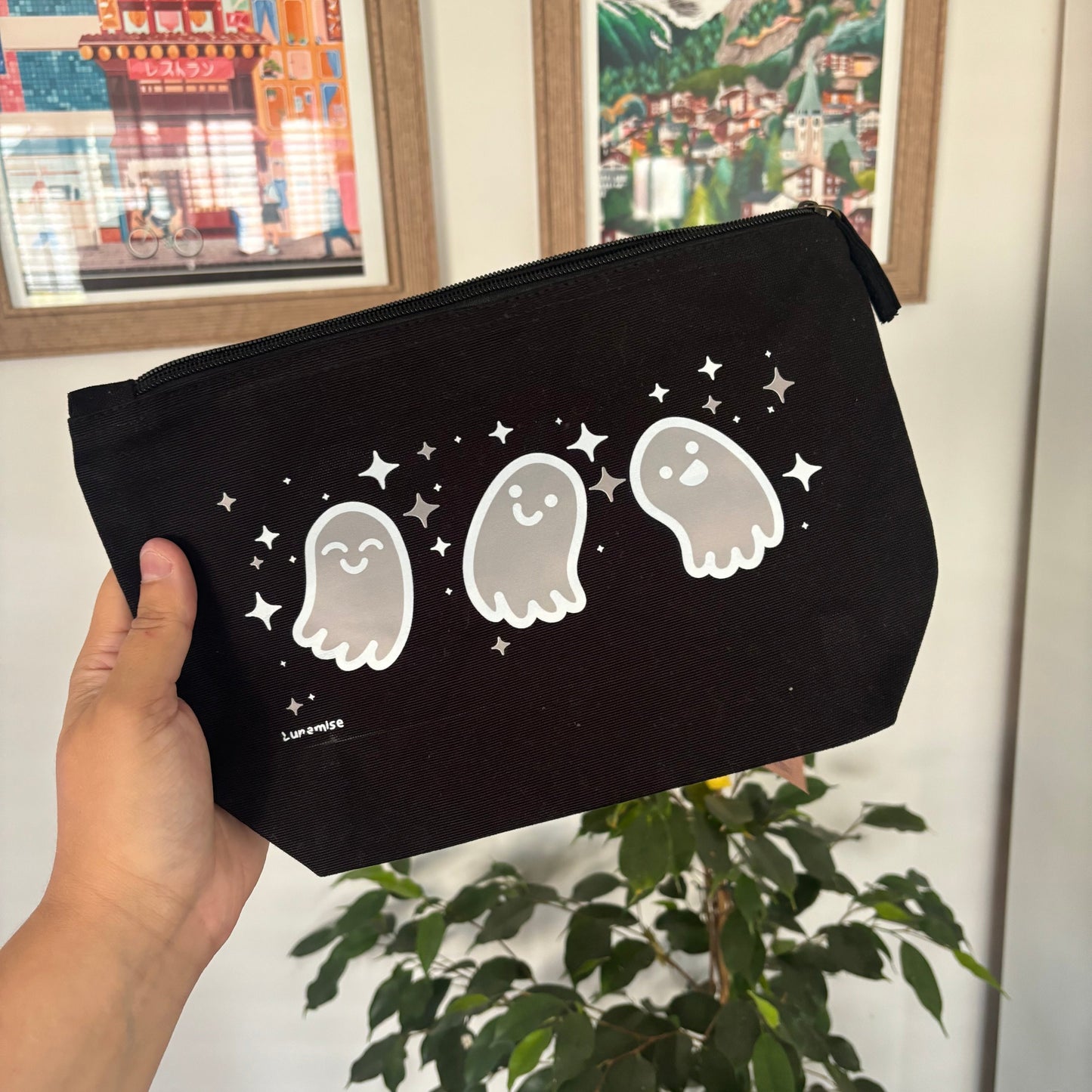 [seconds] Ghosts Accessory Bag