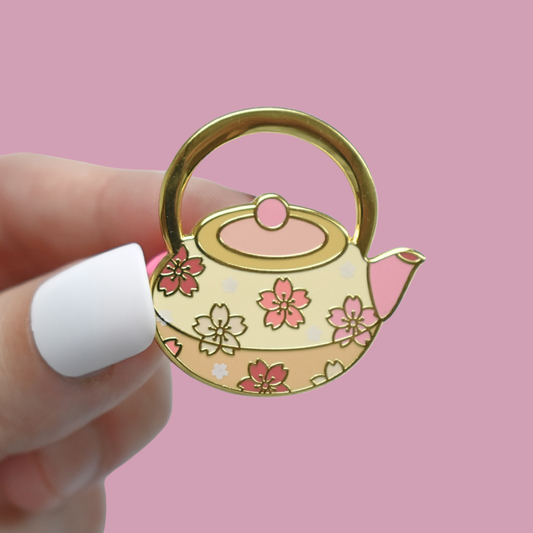 Teapot Enamel Pin