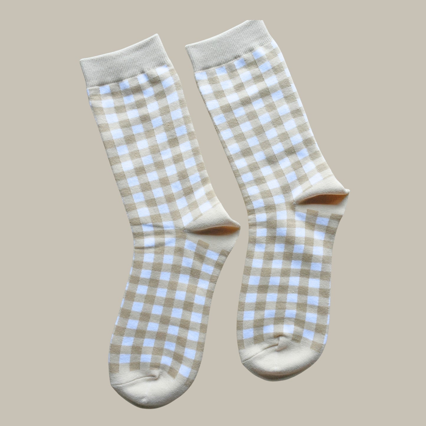 Beige Gingham