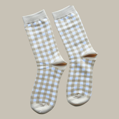 Beige Gingham