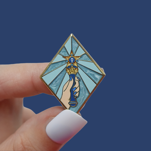 Scout Mercury Enamel Pin