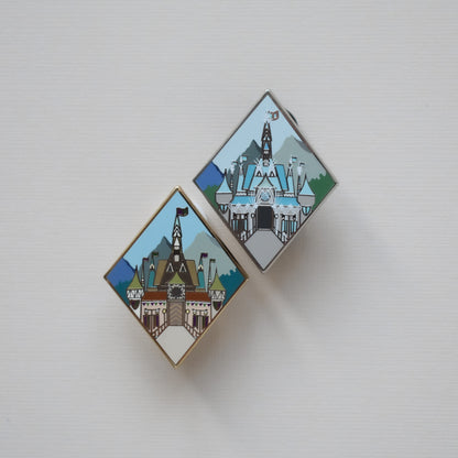 Castle (Winter) Enamel Pin