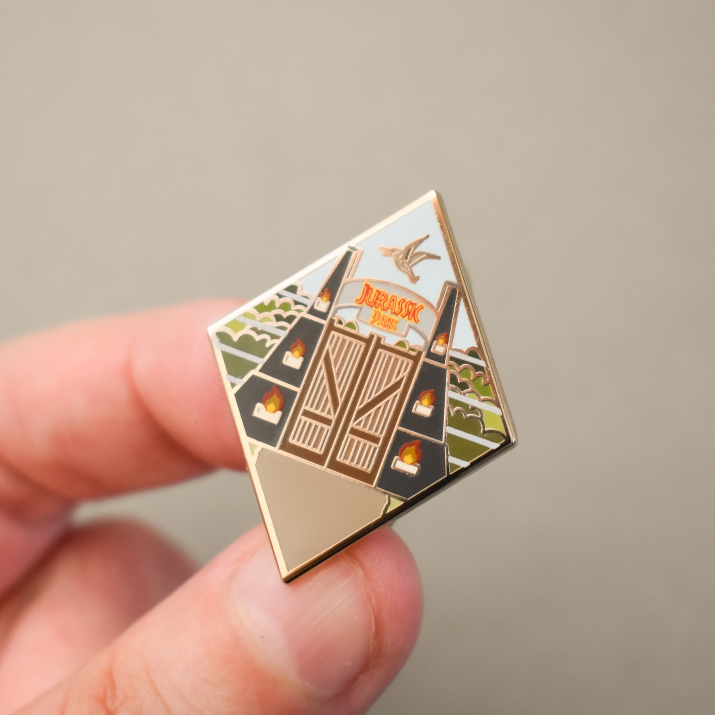 [seconds] Dinosaur Park Enamel Pin