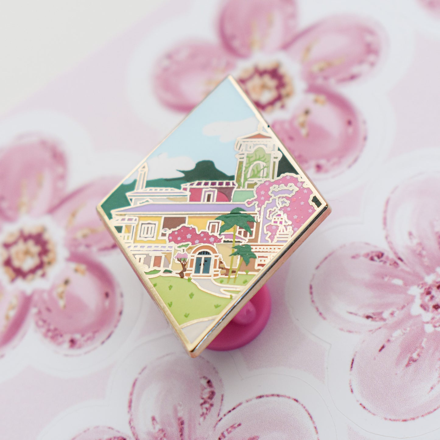 Colombian Home Enamel Pin