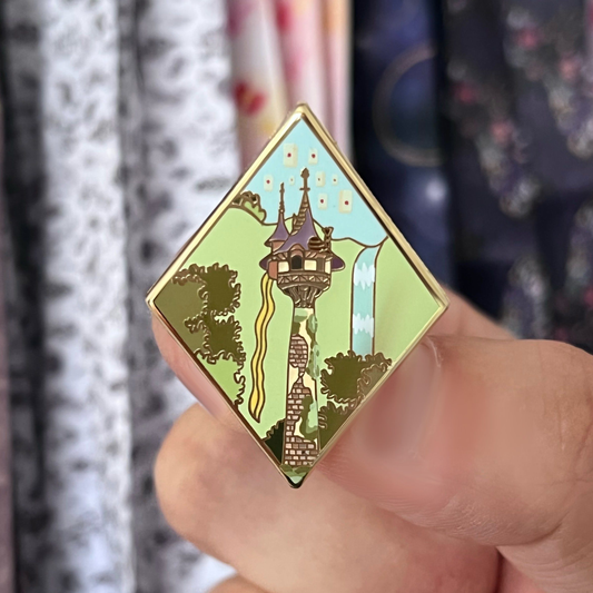 Enchanted Tower Enamel Pin