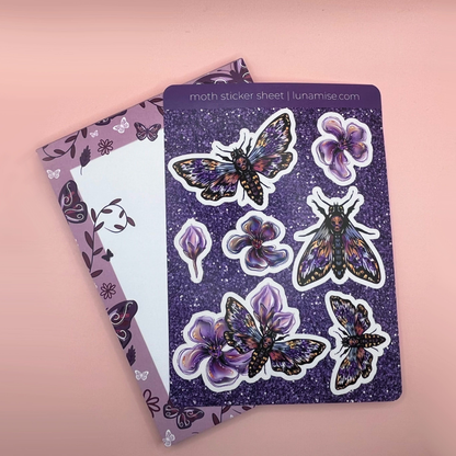 Moths Sticker Sheet