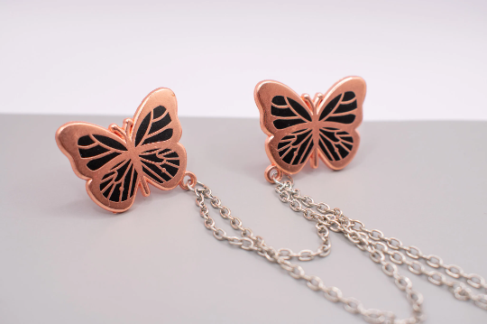 Butterflies Collar Pin