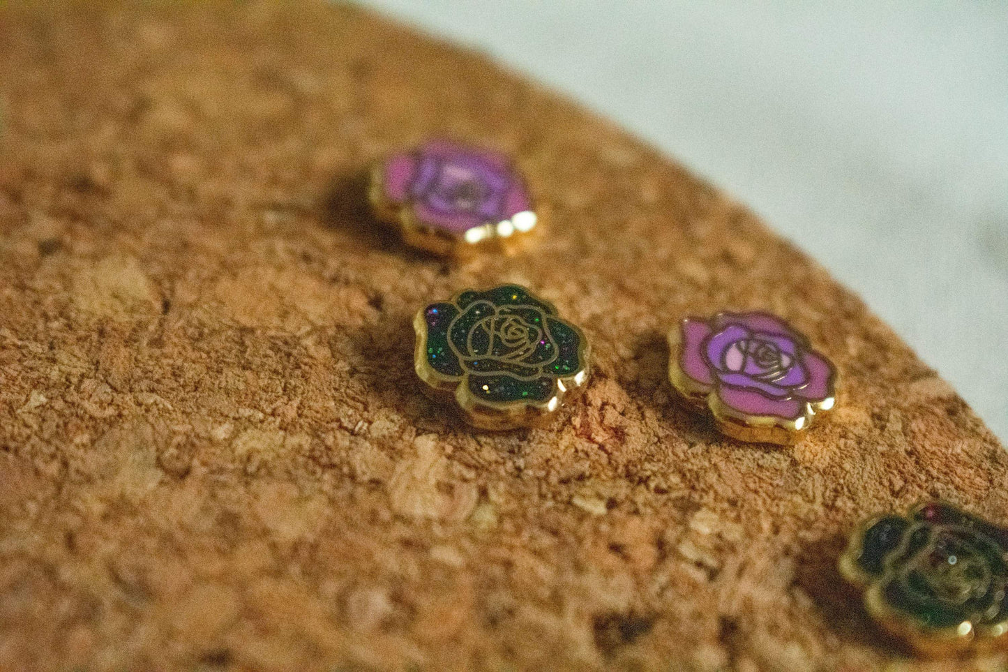 Mini Rose Enamel Pin