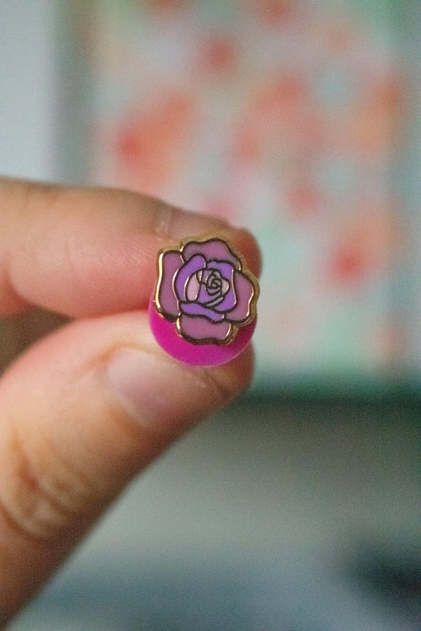 Mini Rose Enamel Pin