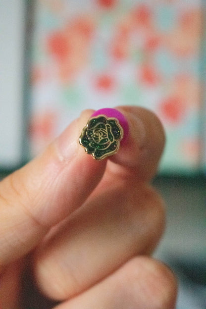 Mini Rose Enamel Pin